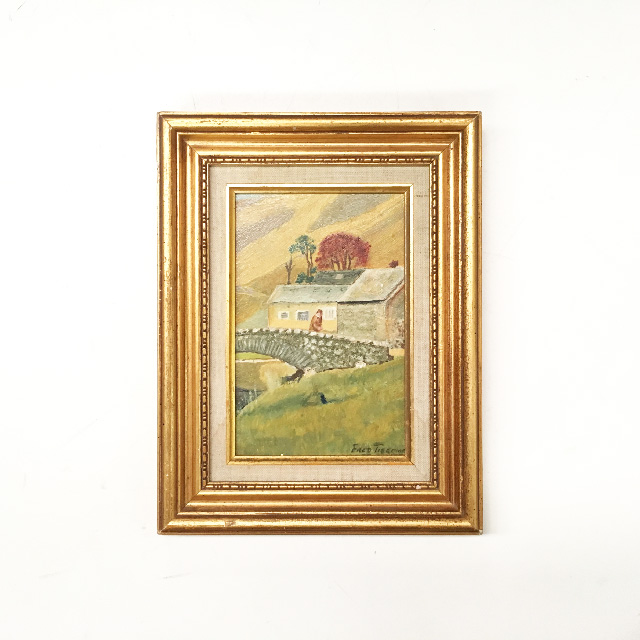 ARTWORK, Landscape (Small) - Farmhouse & Bridge